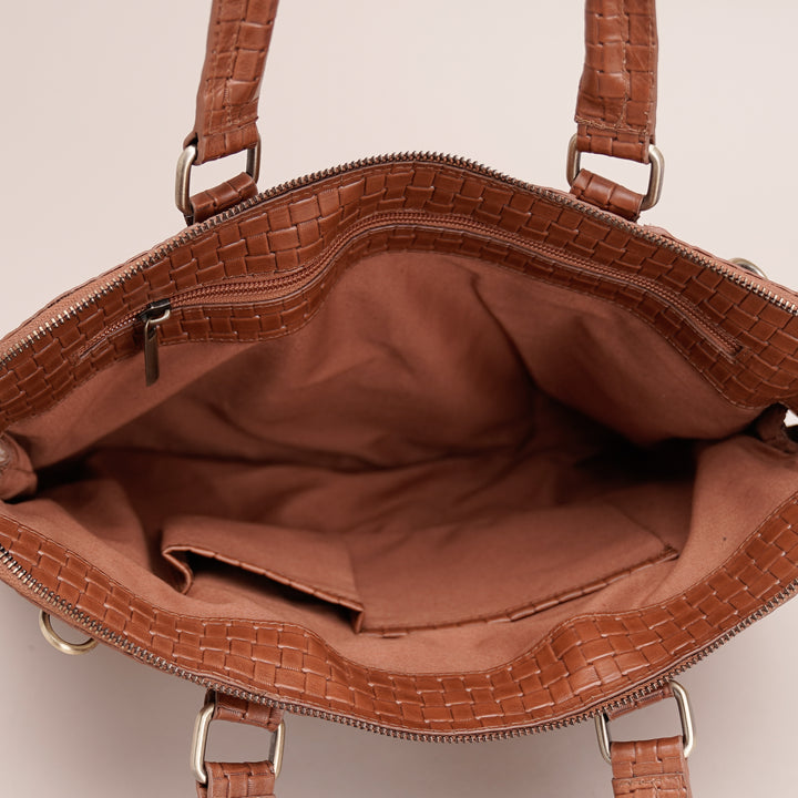 GABRIELLE LAPTOP BAG TAN