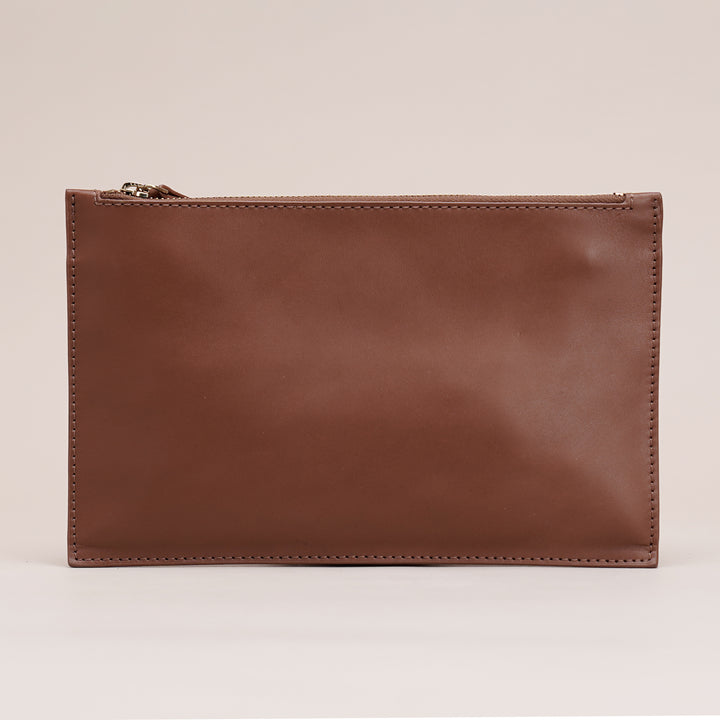 ELENA CLUTCH BROWN