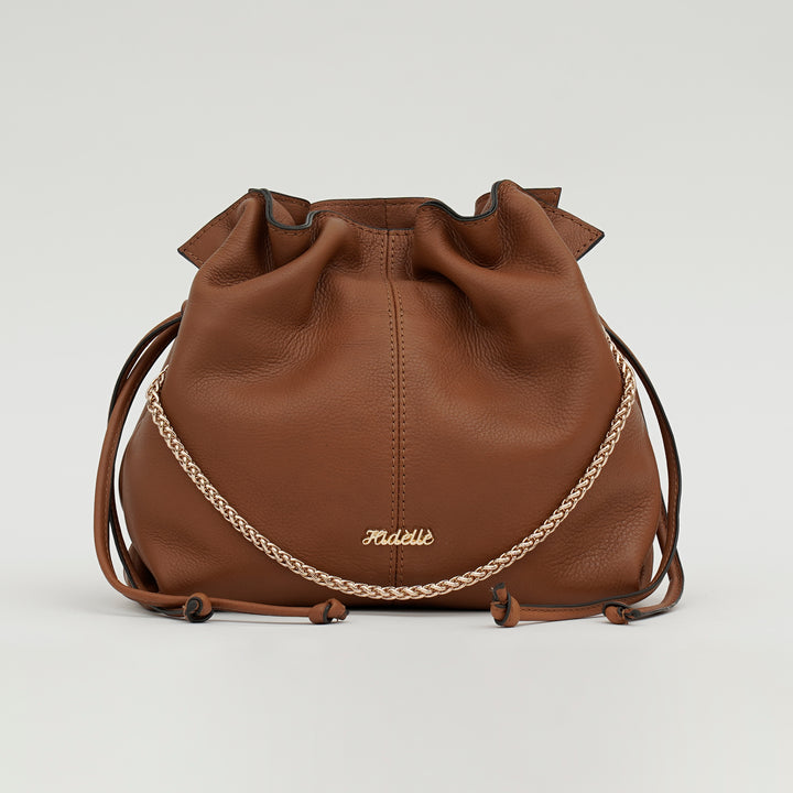 CLEMENCE SLING BAG TAN