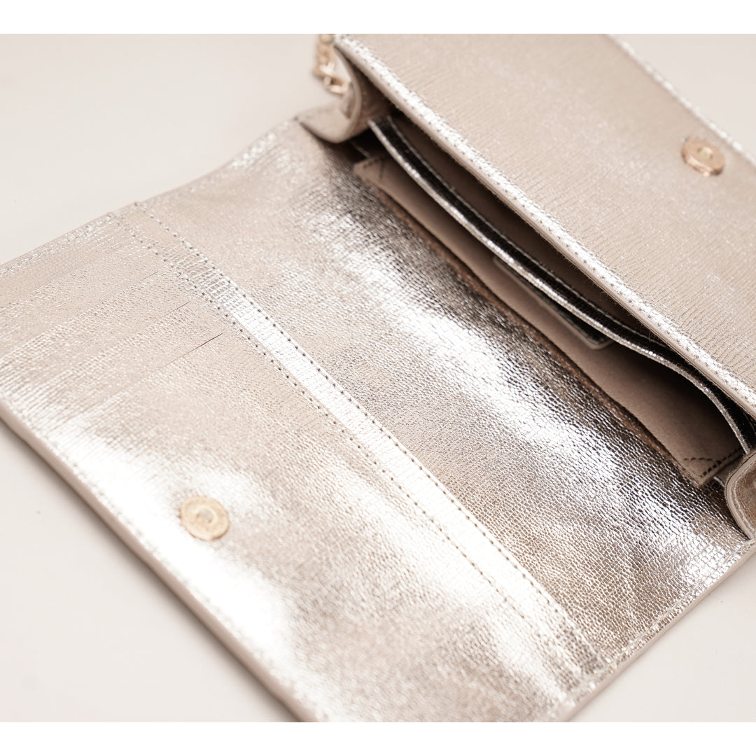 Camille Clutch Large Gold Copper