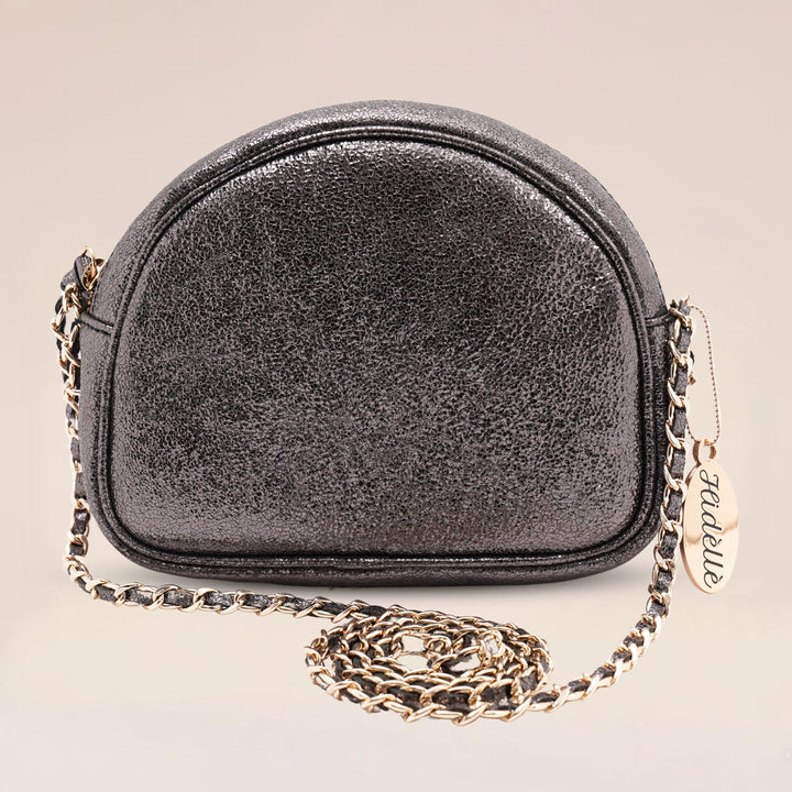 Amara Sling Bag Gunmetal - HIDELLE