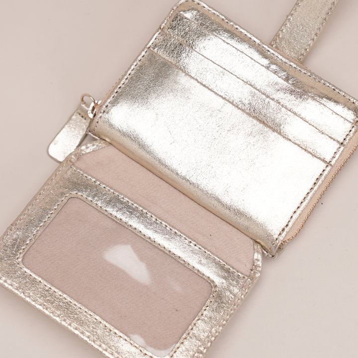 Arthur Wallet Gold - HIDELLE