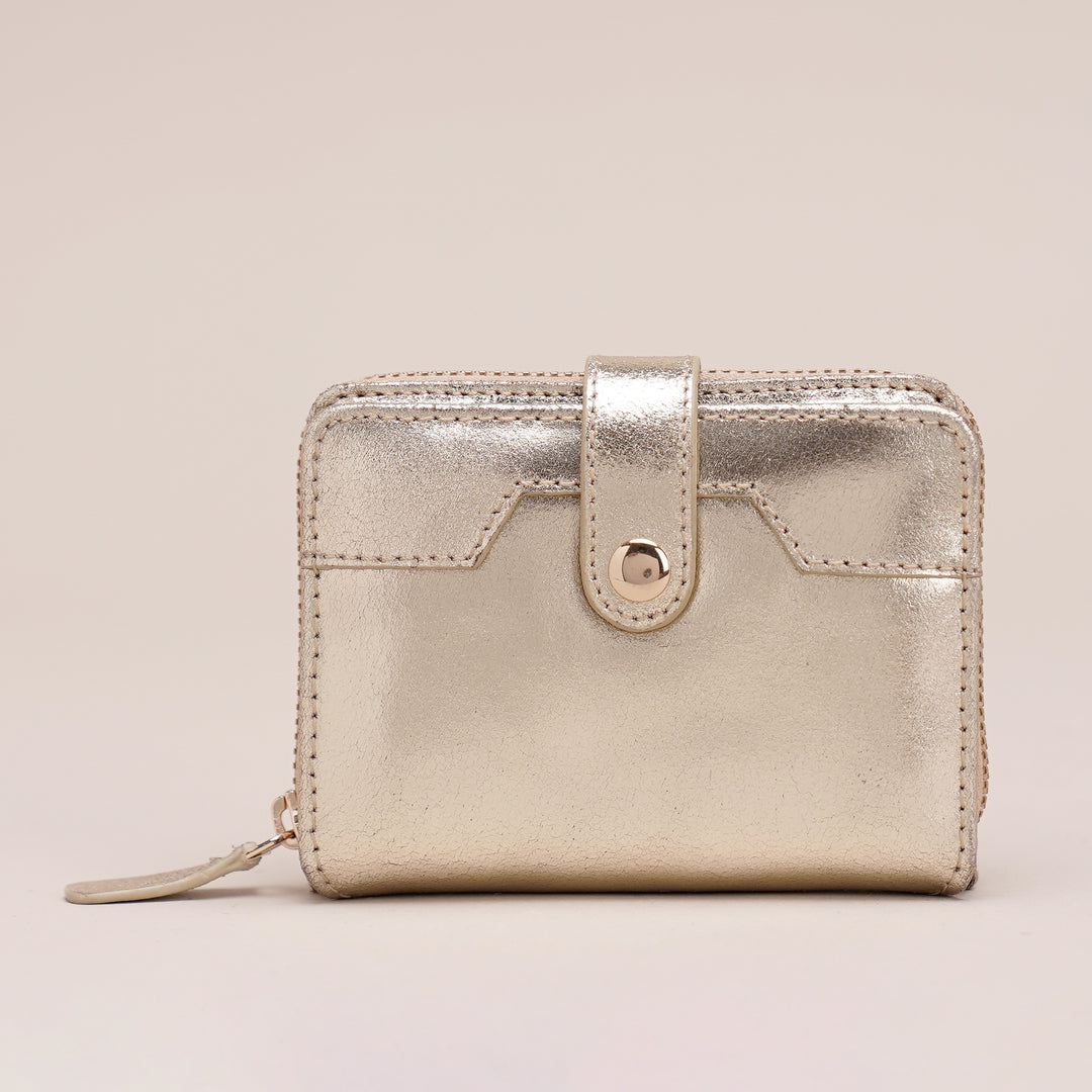 Arthur Wallet Gold - HIDELLE