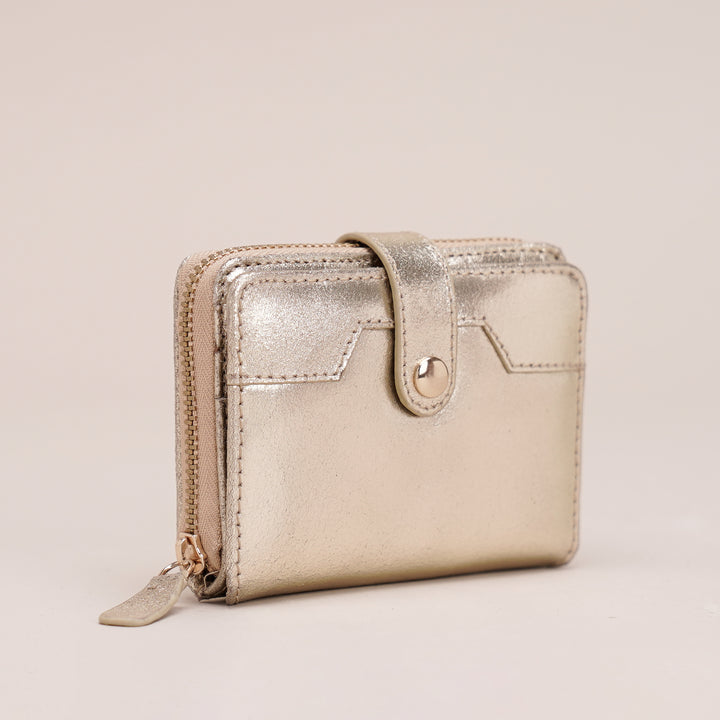 Arthur Wallet Gold - HIDELLE