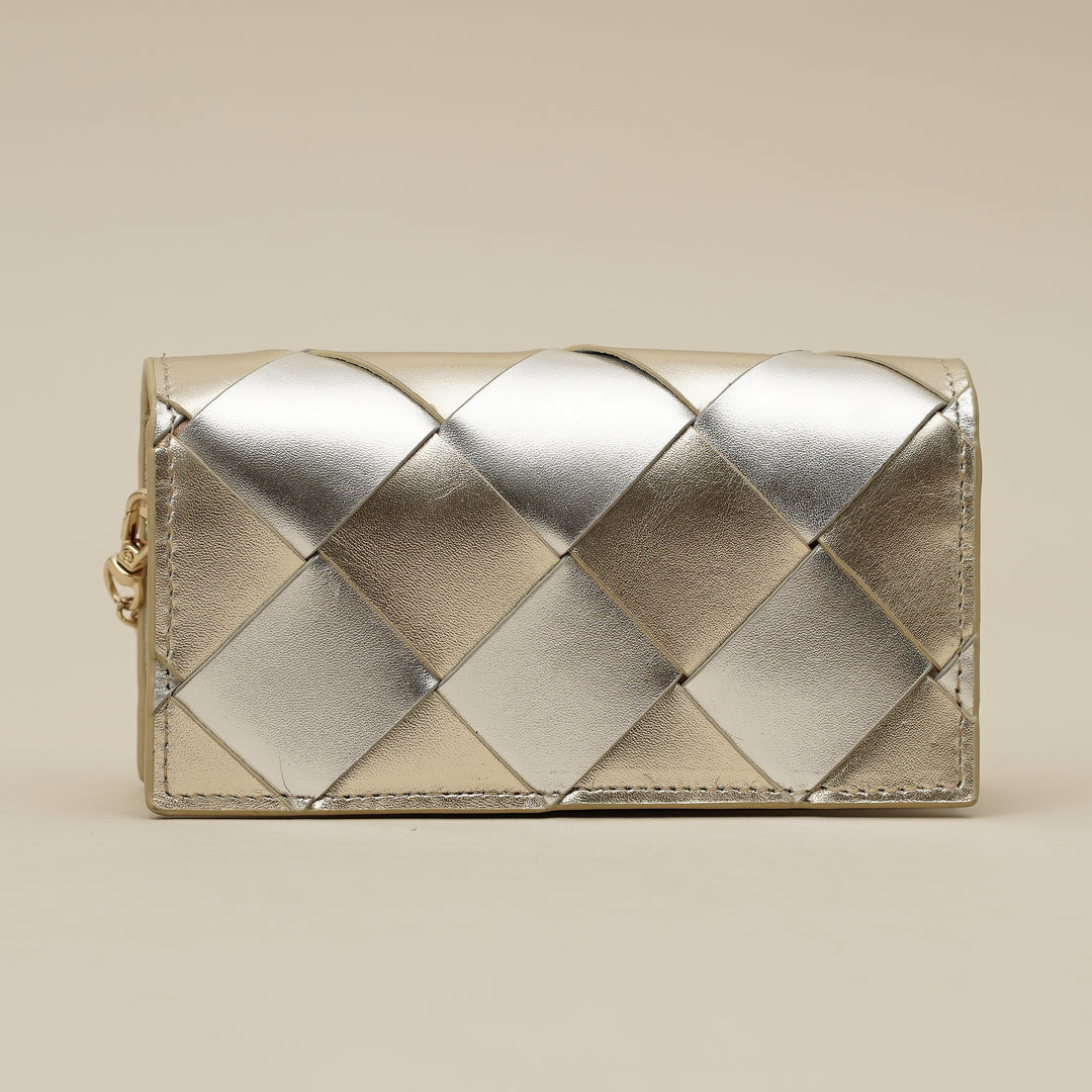 Camille Clutch Gold/silver - HIDELLE