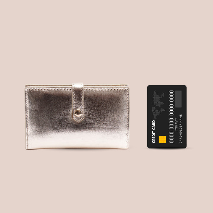 Lily Wallet Light Gold - HIDELLE
