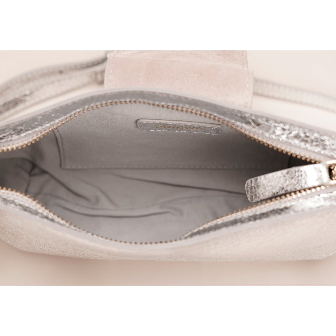 Briller Sling Bag Silver - HIDELLE