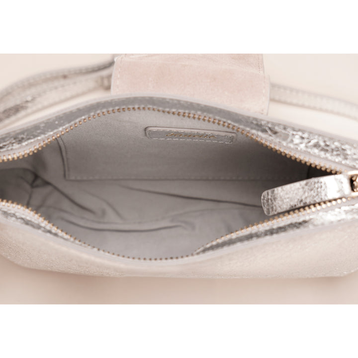 Briller Sling Bag Silver - HIDELLE