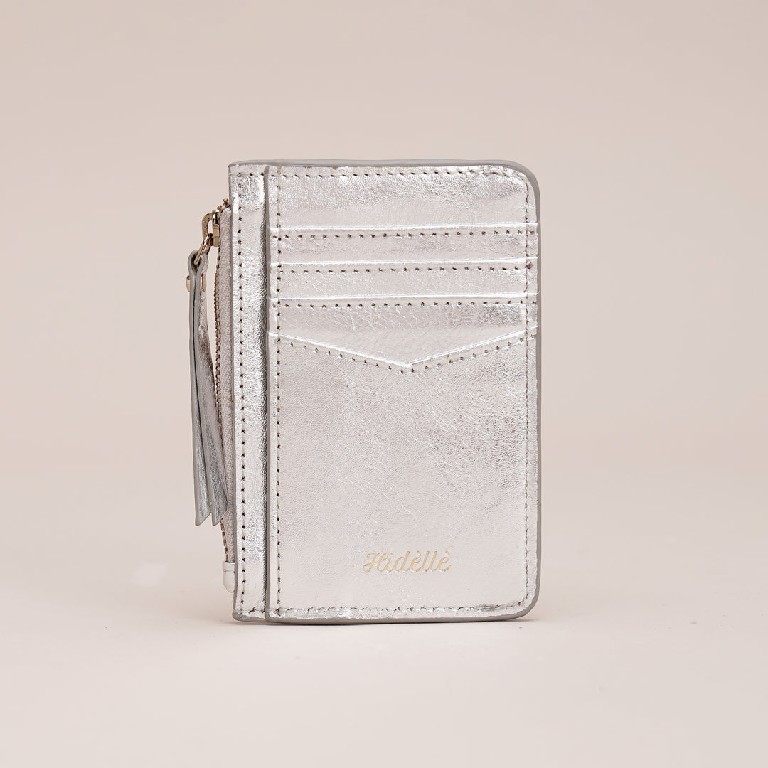 Edme Card Holder Silver - HIDELLE