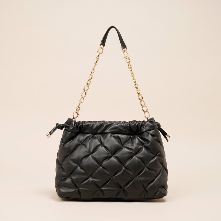 Elise Satchel Black - HIDELLE