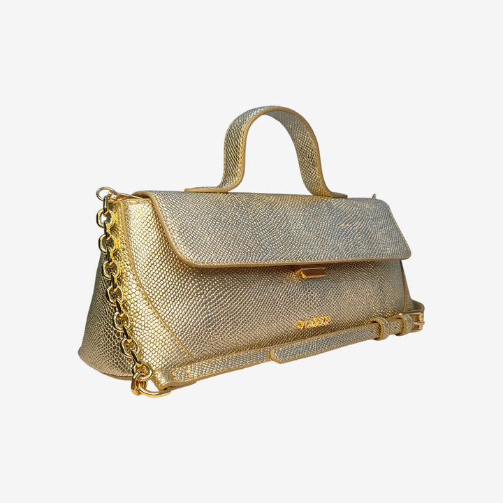 ALMA SHOULDER BAG LIGHT GOLD