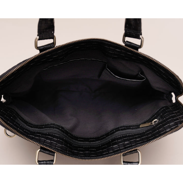 Gabrielle Laptop Bag Black - HIDELLE