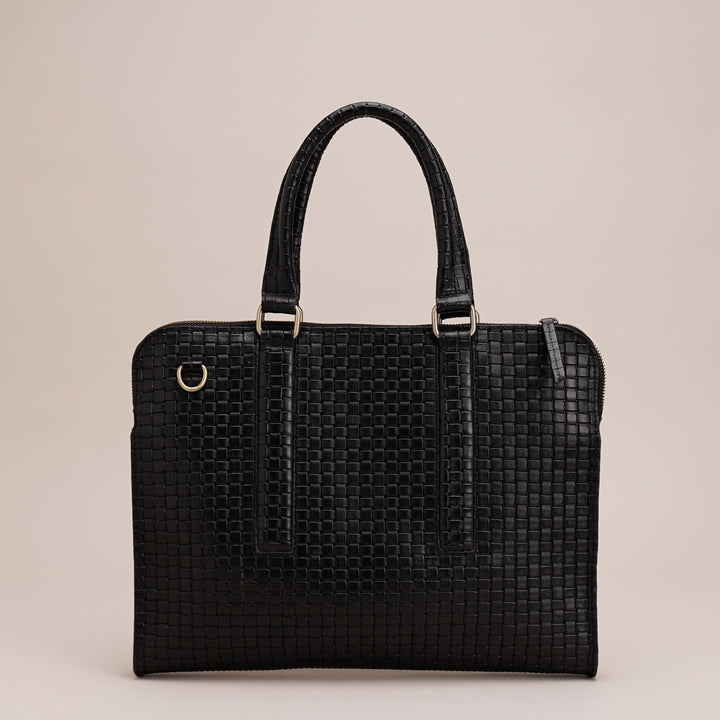 Gabrielle Laptop Bag Black - HIDELLE