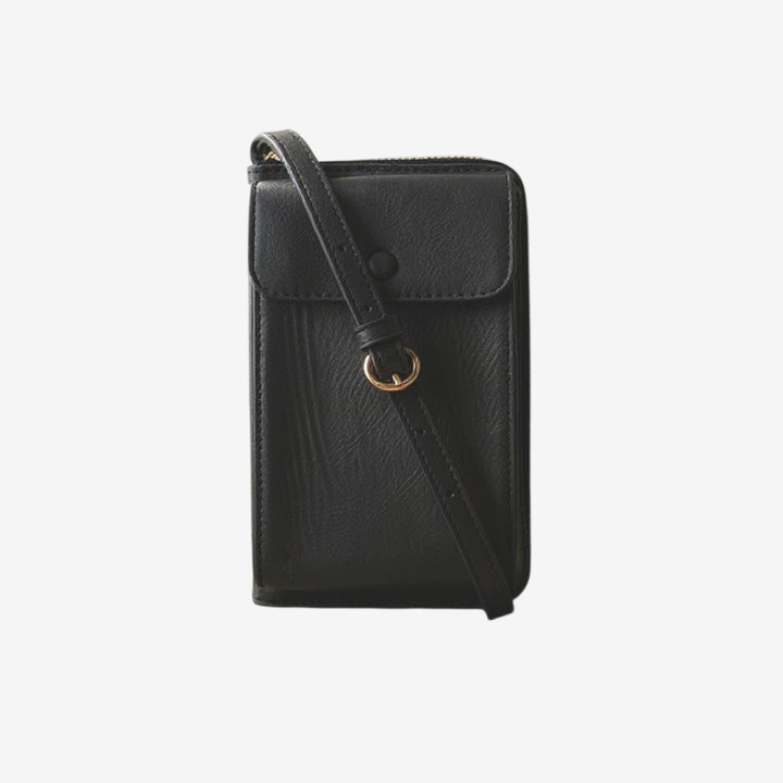 JANICE PHONE + WALLET SLING BAG BLACK