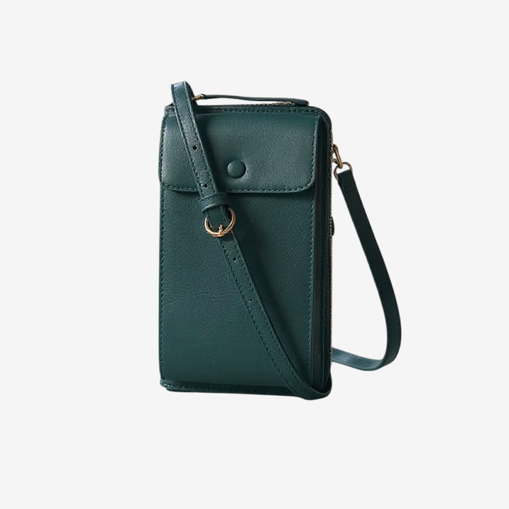 JANICE PHONE + WALLET SLING BAG GREEN