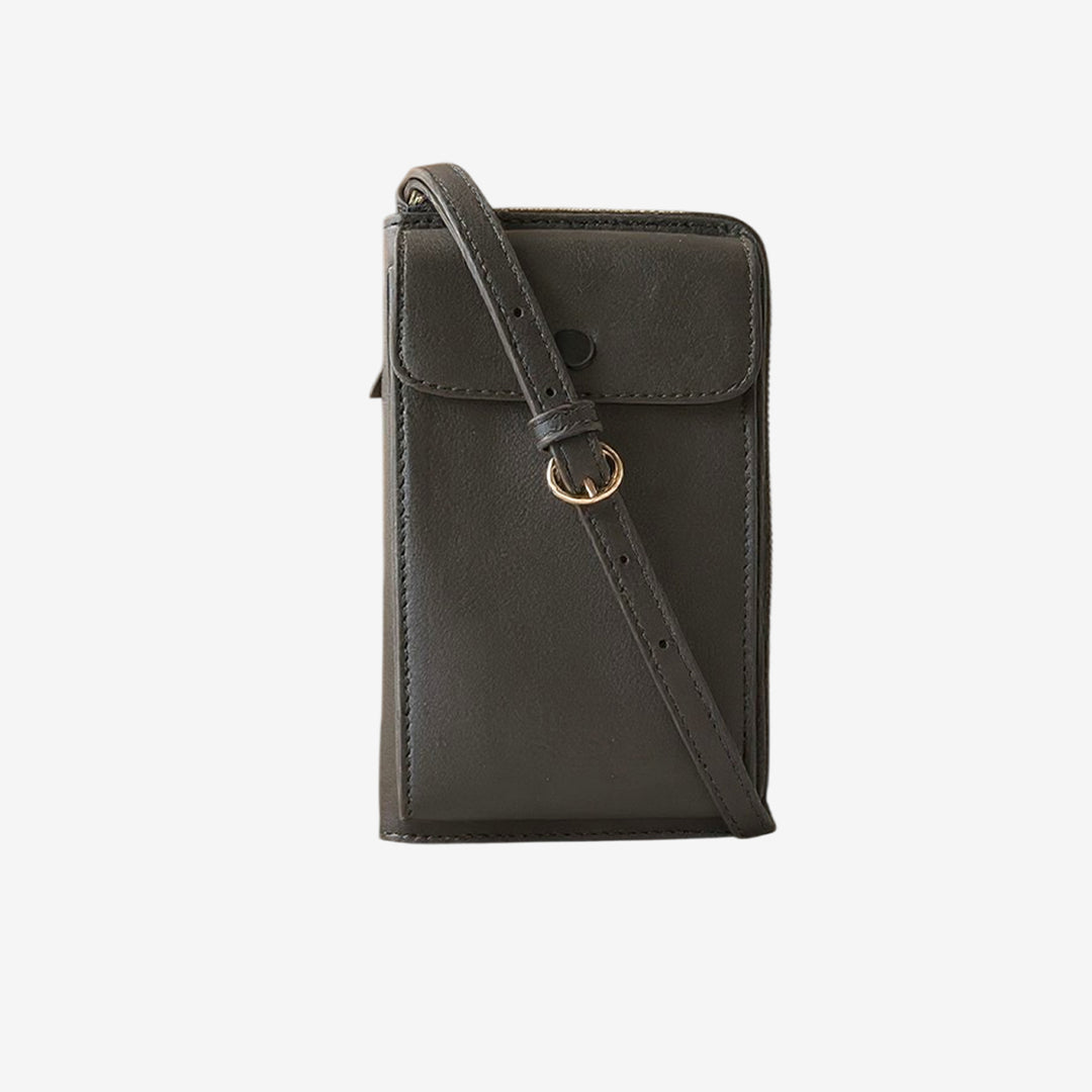 JANICE PHONE + WALLET SLING BAG  OLIVE