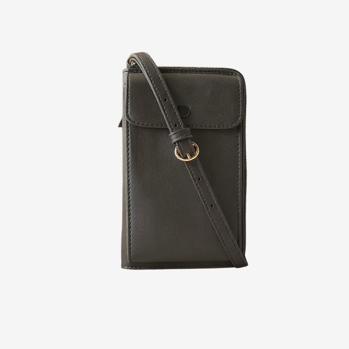 JANICE PHONE + WALLET SLING BAG  OLIVE