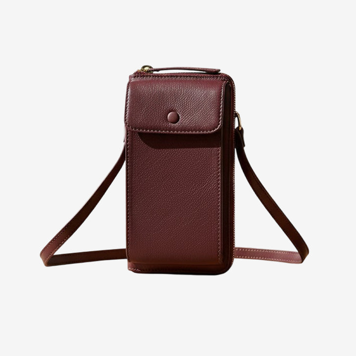 JANICE PHONE + WALLET SLING BAG BORDEUX