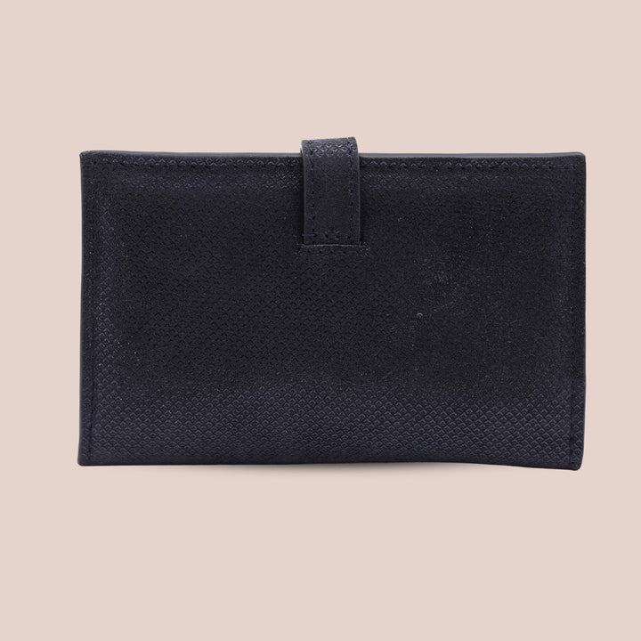 LILY WALLET NAVY FOIL - HIDELLE