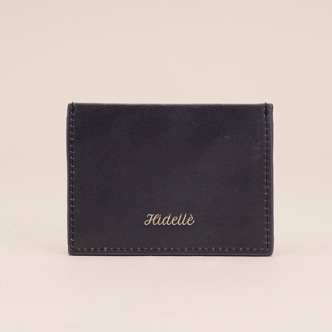 Luni Card Holder Navy - HIDELLE