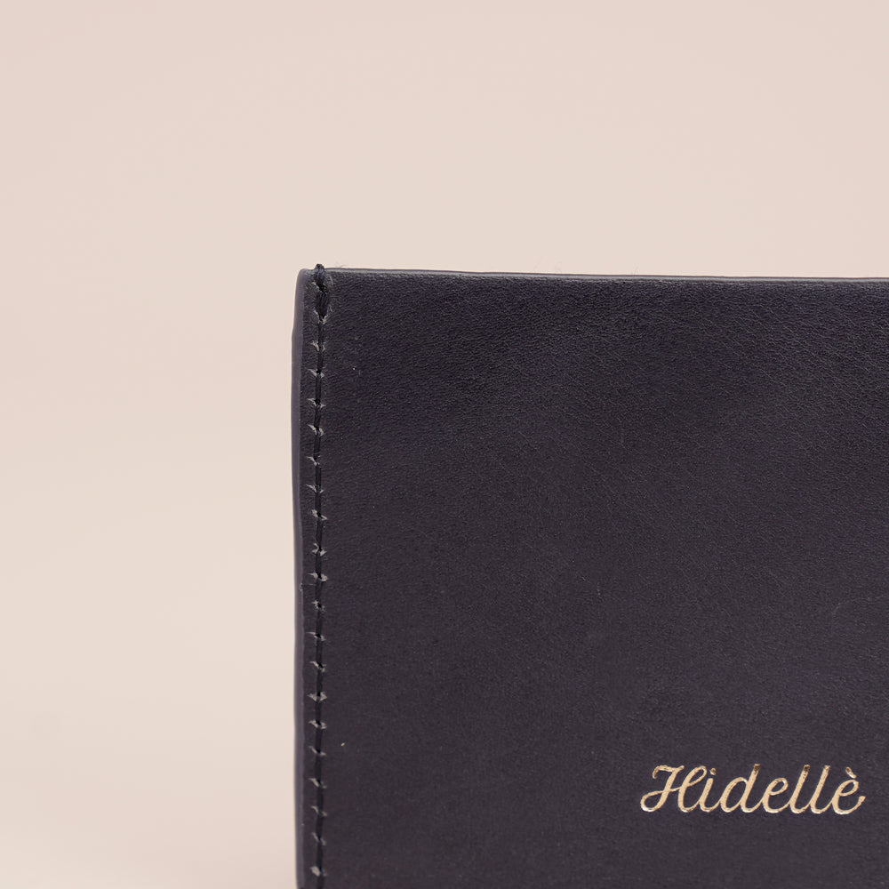 Luni Card Holder Navy - HIDELLE
