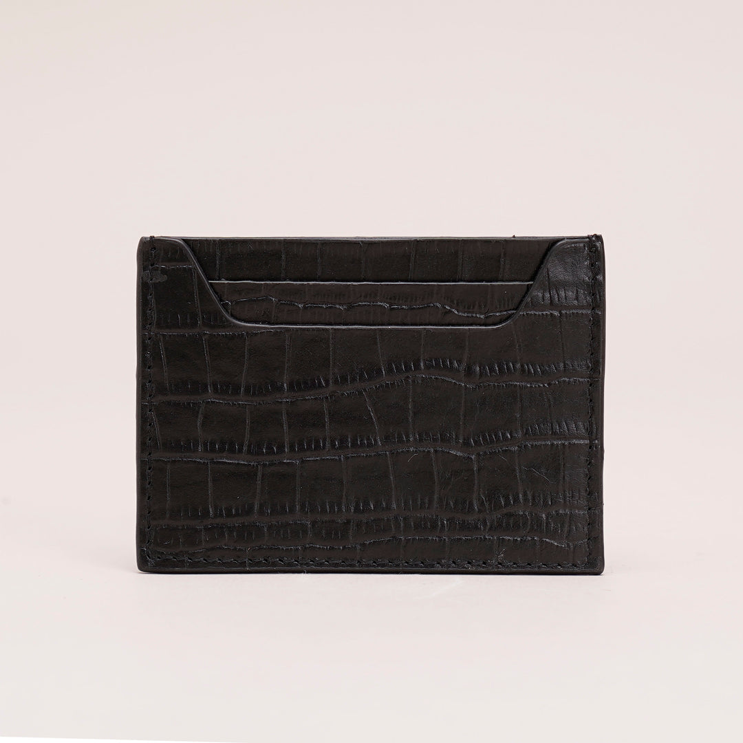 Luni Card Holder Black - HIDELLE
