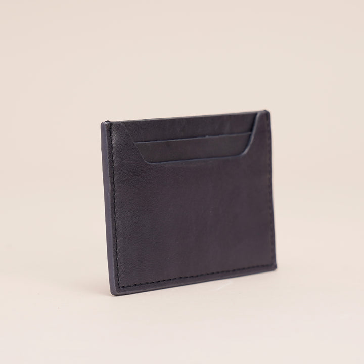 Luni Card Holder Navy - HIDELLE