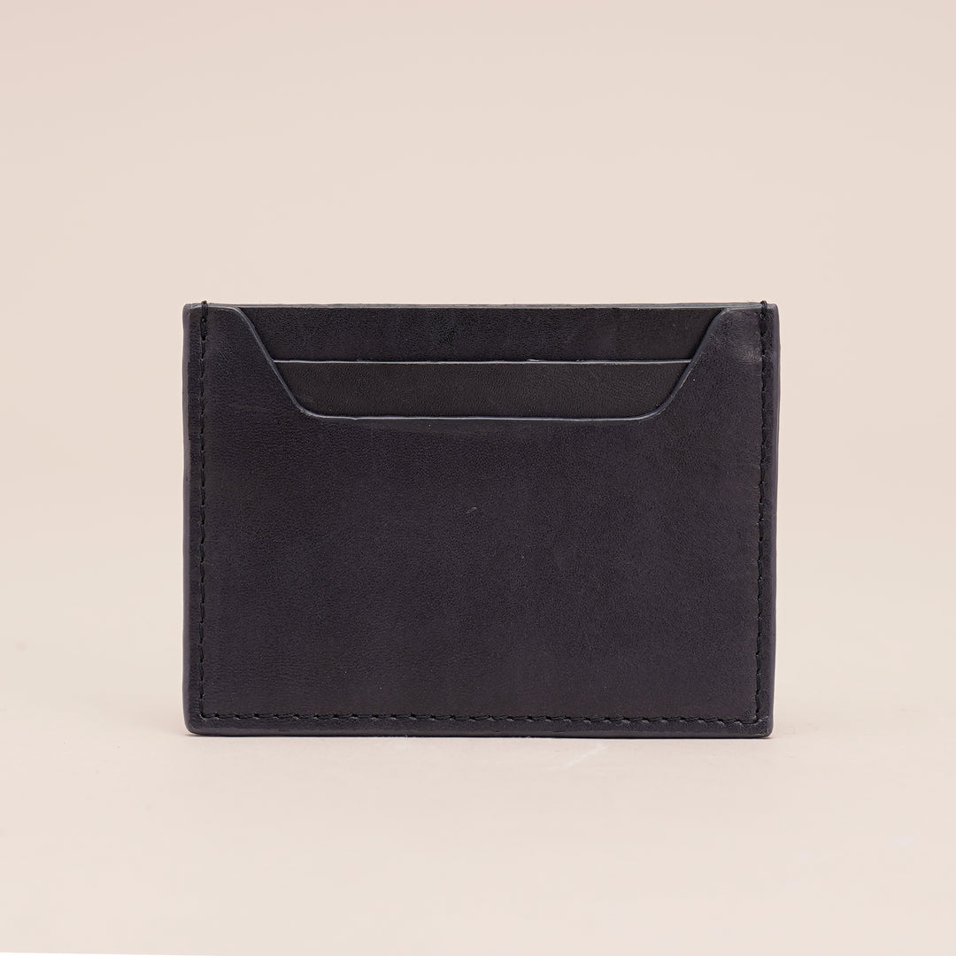 Luni Card Holder Navy - HIDELLE