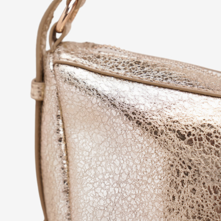 SOLENE SHOULDER BAG GOLD METALLIC