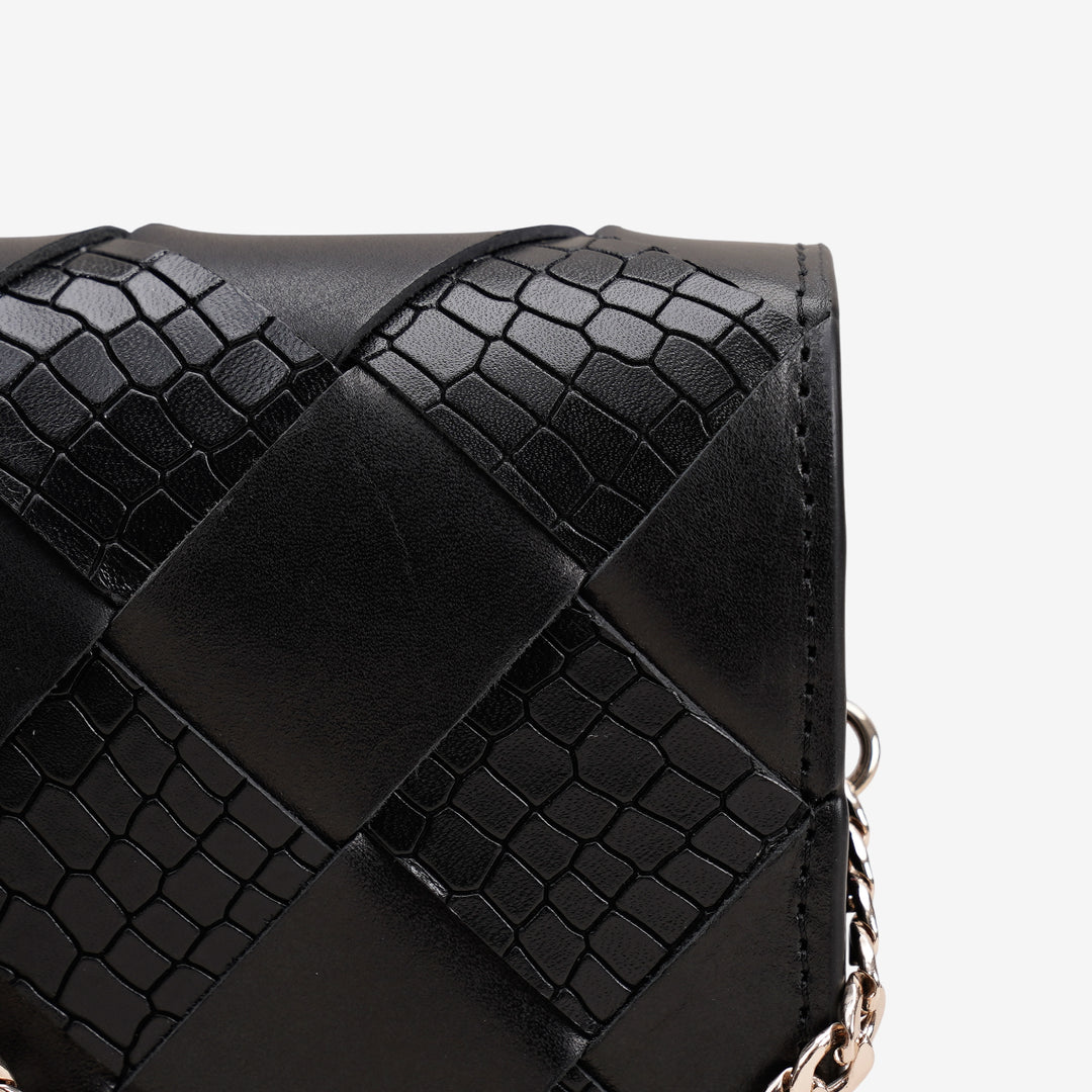 CAMILLE CLUTCH LARGE BLACK