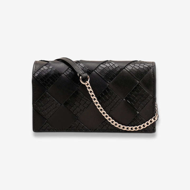 CAMILLE CLUTCH LARGE BLACK