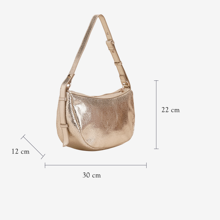 SOLENE SHOULDER BAG GOLD METALLIC