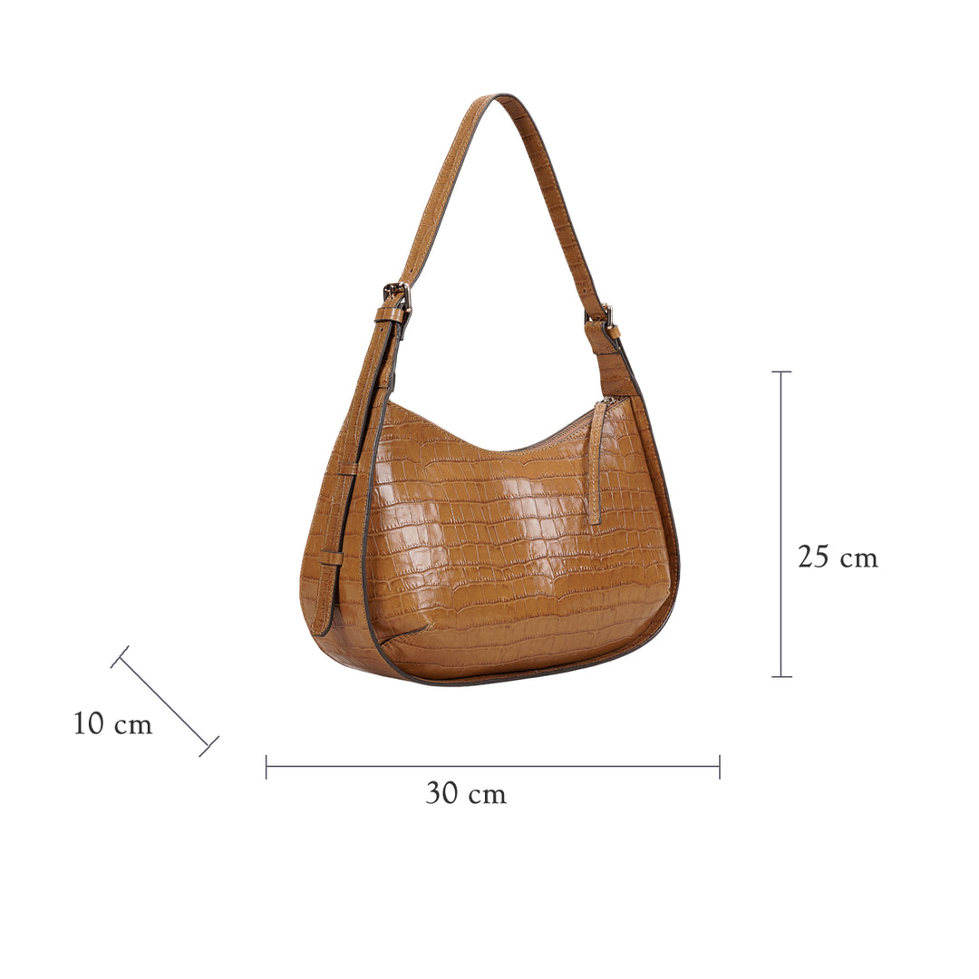 PAULINE HOBO BAG MUSTARD