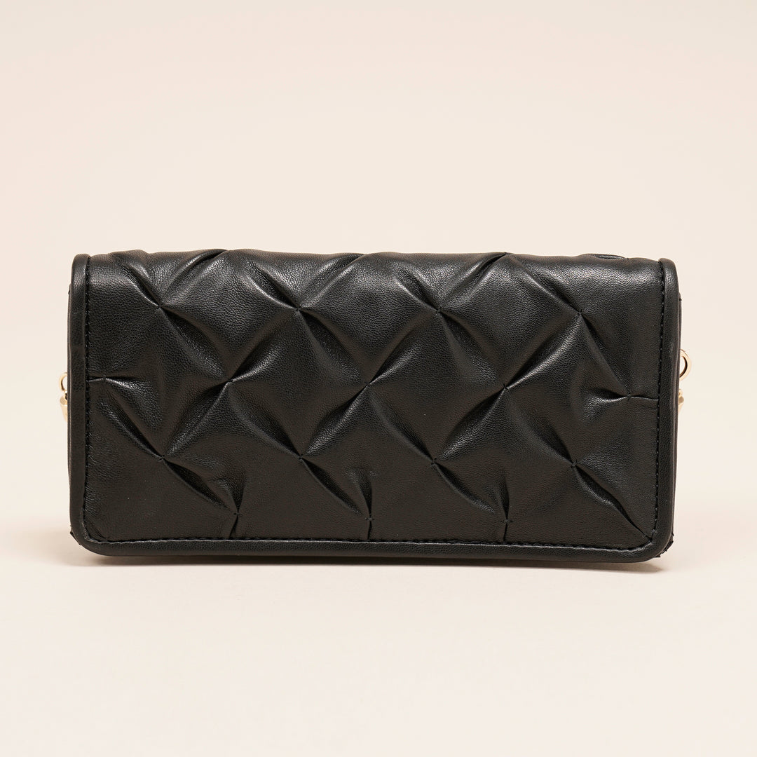 Valerie Clutch Black - HIDELLE