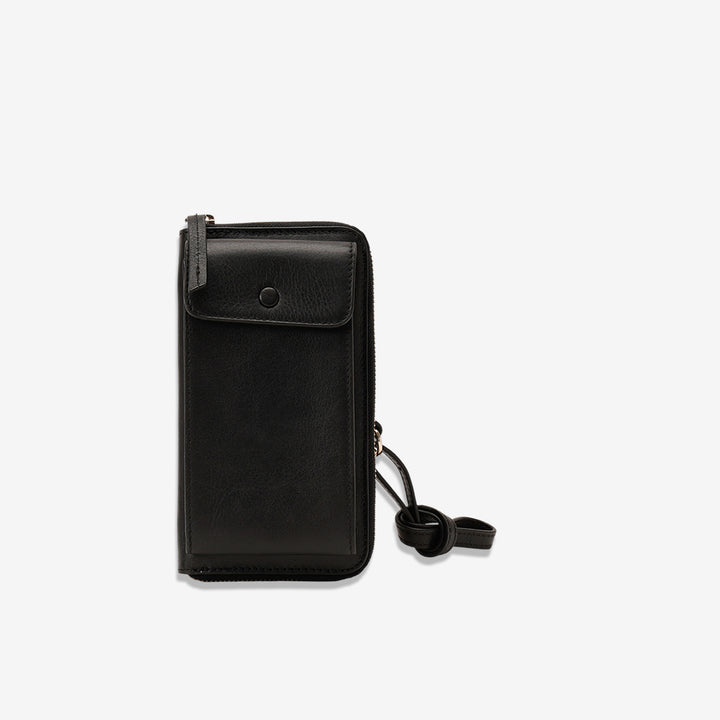 JANICE PHONE + WALLET SLING BAG BLACK