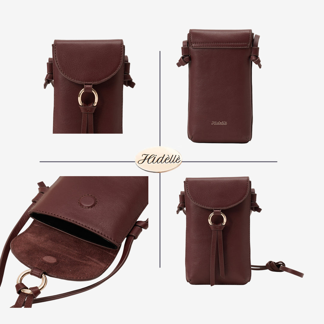 ROSE PHONE SLING BAG BORDEUX