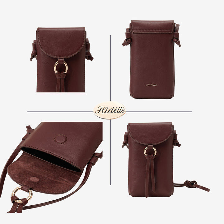 ROSE PHONE SLING BAG BORDEUX