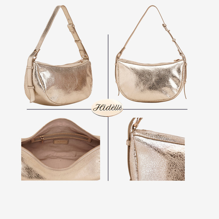SOLENE SHOULDER BAG GOLD METALLIC