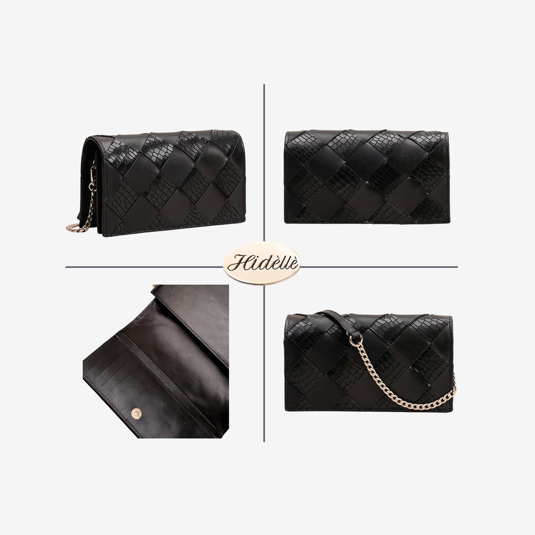 CAMILLE CLUTCH LARGE BLACK