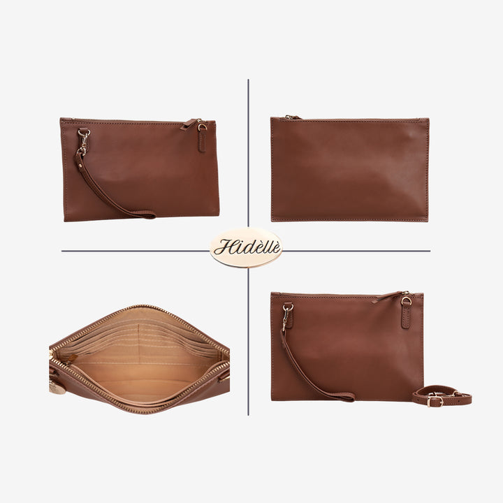 ELENA CLUTCH BROWN