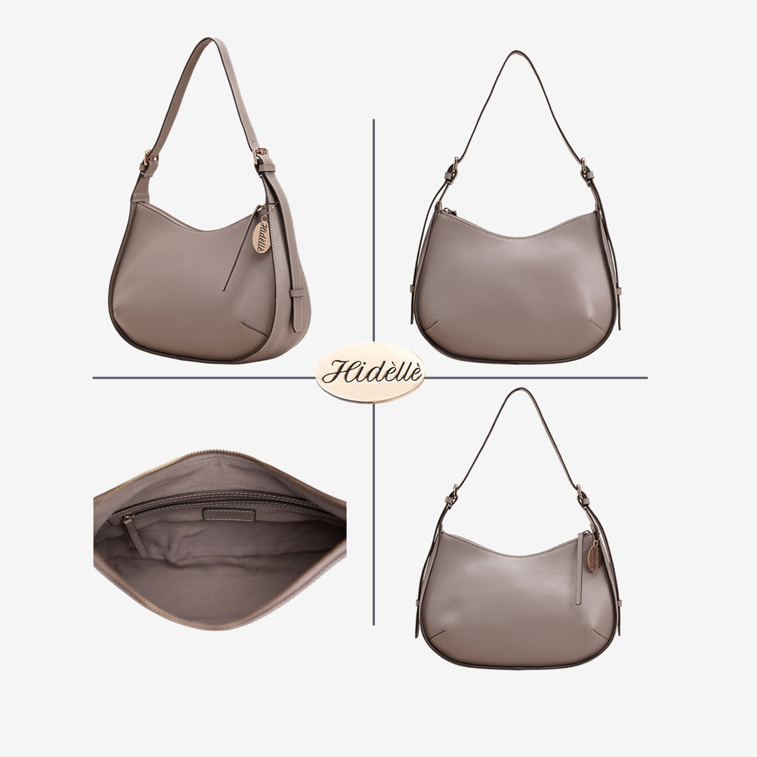 PAULINE HOBO BAG TAUPE
