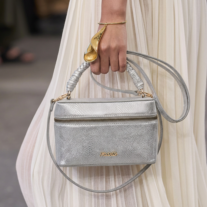 ROSALINE SLING BAG SILVER