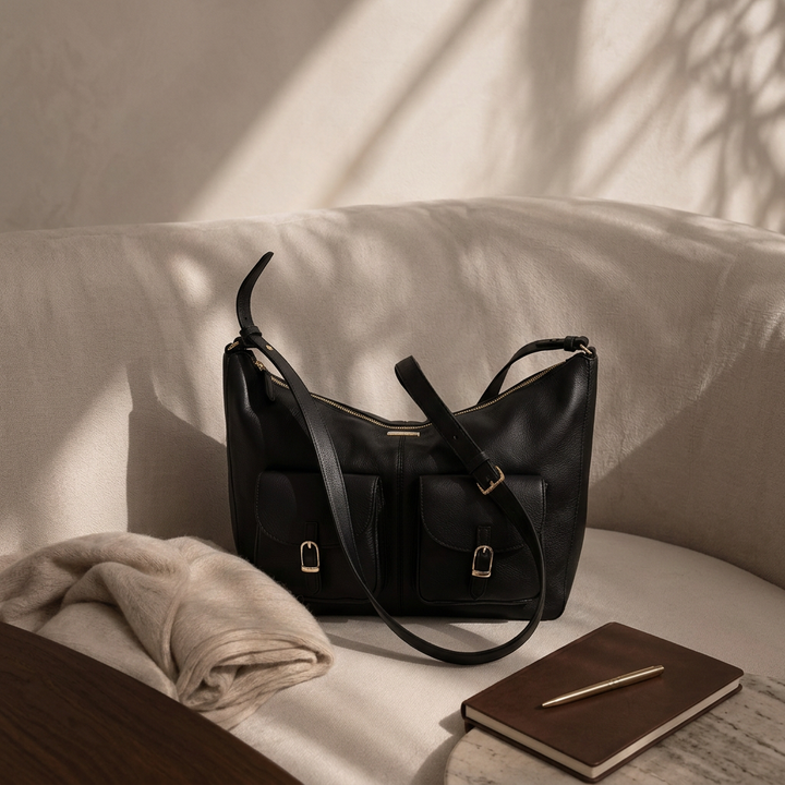 BERENICE HOBO BAG BLACK