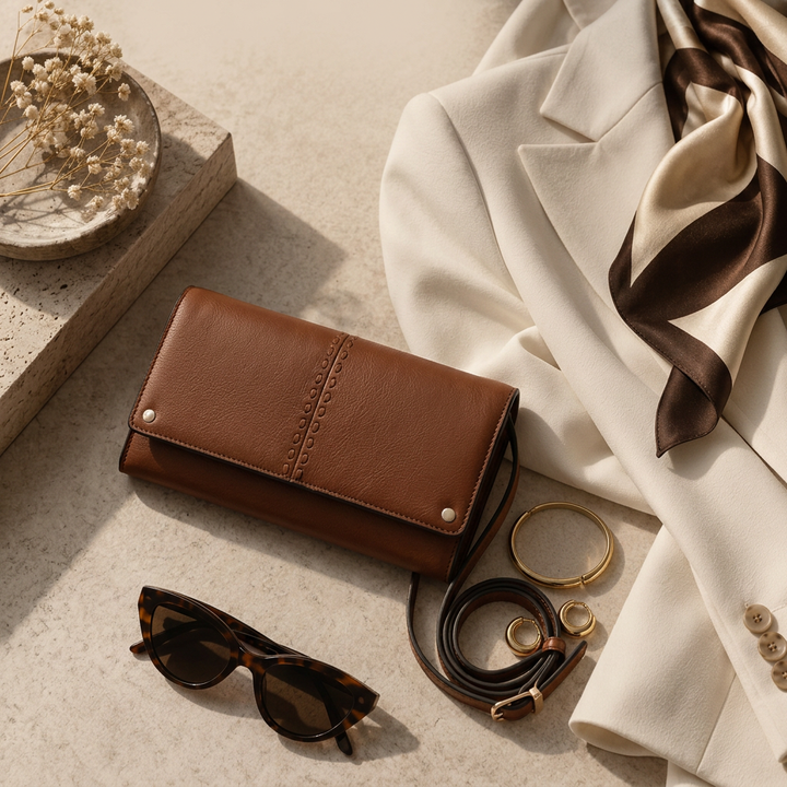 FLORINE SLING BAG TAN