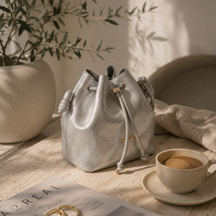 VALENTINE SLING BAG SILVER