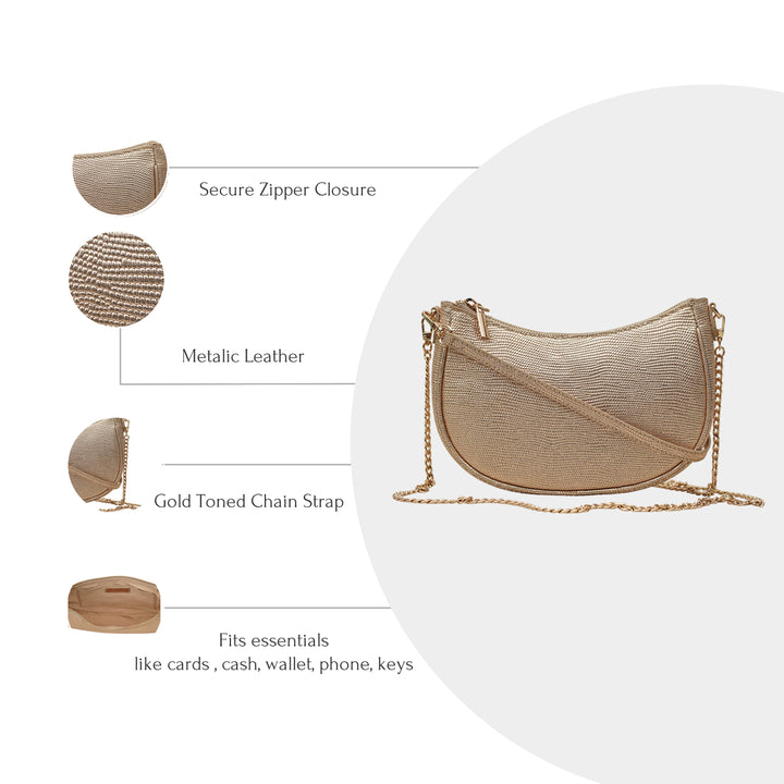 JULIETTE SHOULDER BAG GOLD