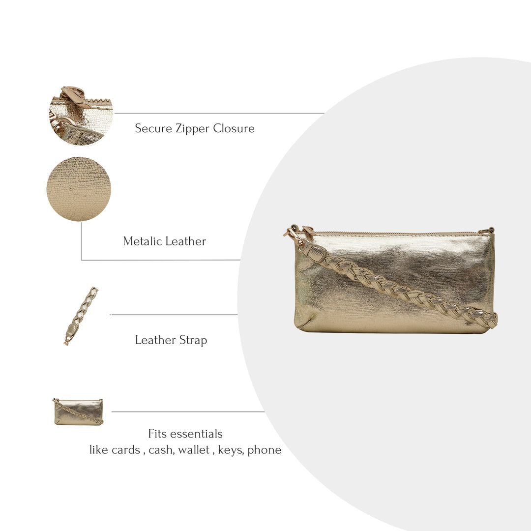ADELINE SHOULDER BAG GOLD