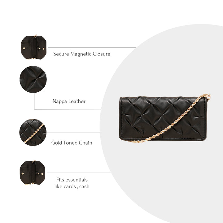 VALERIE CLUTCH BLACK