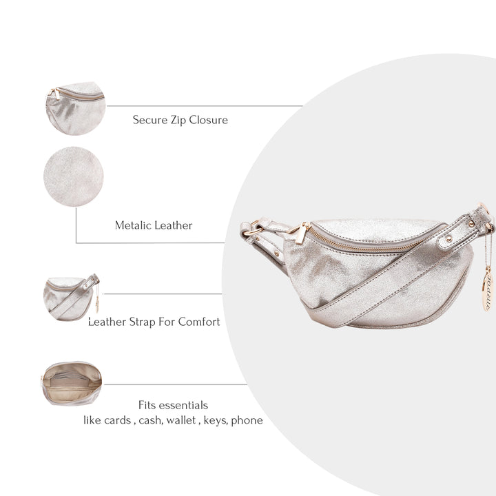 JULIA SLING BAG SILVER