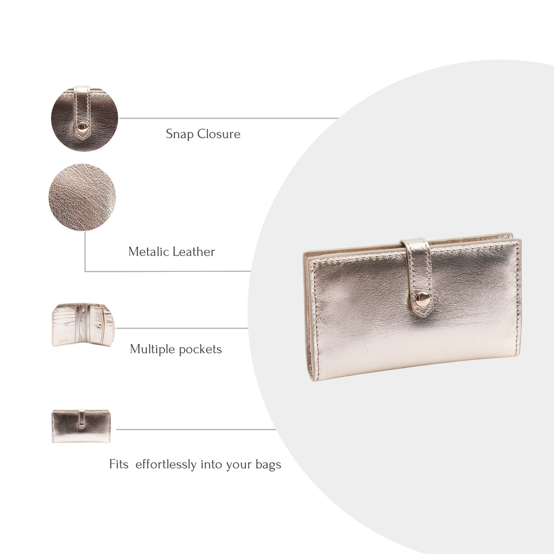 LILY WALLET LIGHT GOLD